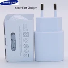 Оригинальное зарядное устройство Samsung S21 S20 5G 25 Вт, быстрая зарядка Usb Type C Pd PPS, быстрая зарядка ЕС для Galaxy Note 20 Ultra 10