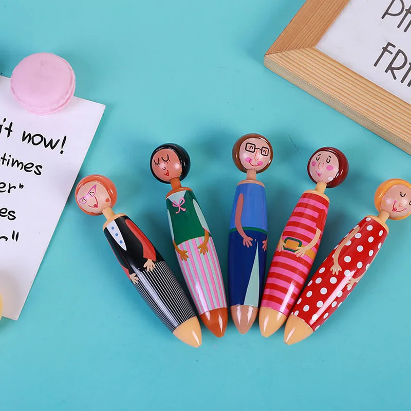 1 шт. случайный стиль корейские канцелярские товары мультяшная Шариковая