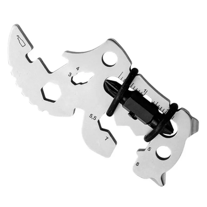 

Stainless Steel Outdoor EDC Tool Carabiner Clip Bottle Opener Keychain Ring Camping Hiking Accessories