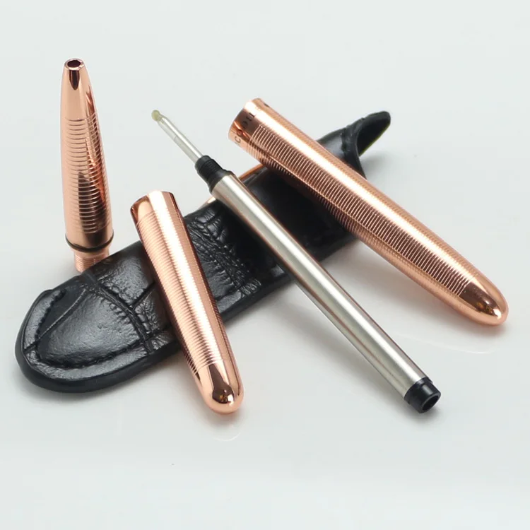 Компактная шариковая ручка с тиснением под крокодила 9 см|pen rose|pen rose goldballpoint pen |