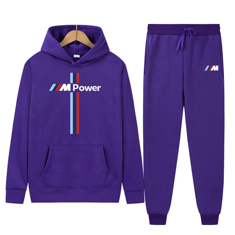 

Spring And Autumn 2-Piece Hoodie And Sweatpants Suit Track Suit Men's And Women's Sweatshirt Suit Pants Jogging Pullover
