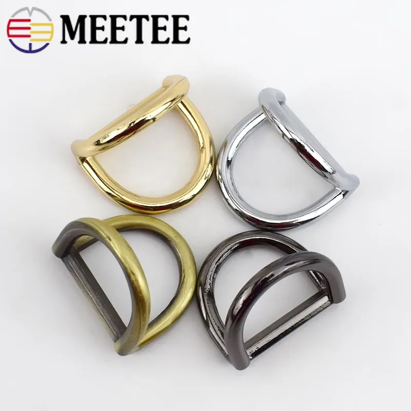Металлические круглые кольца Meetee 5/10/20 шт. 19 мм пряжки для сумок цепочек ремешков