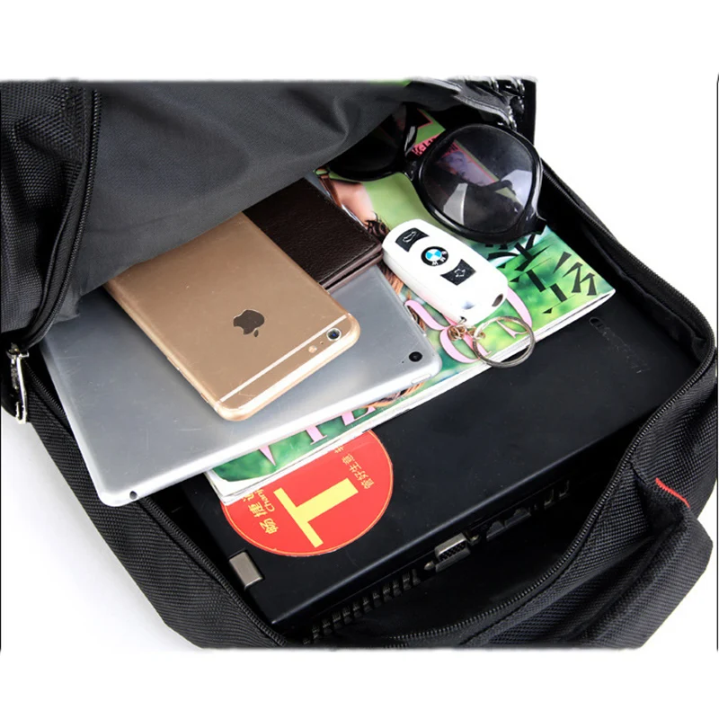 

Men Backpack Large Capacity Laptop Oxford Solid Multifunctional School Bags Travel Schoolbag Back Pack for Male Men's Backpacks