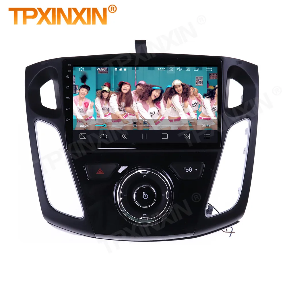

2 Din Carplay Android Radio Receiver Multimedia Stereo For Ford Focus 2012 2013 2014 2015 2016 Navigation IPS Recorder Head Unit