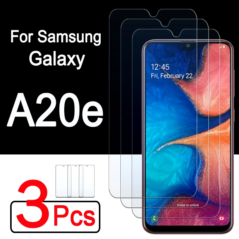 Защитное стекло для Samsung A20e 3 шт. защитная пленка Galaxy A 20e 20 E Защита экрана Samsumg A20 e