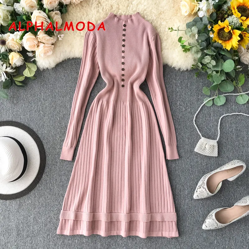 ALPHALMODA французский стиль винтажное женское однобортное ТРАПЕЦИЕВИДНОЕ вязаное