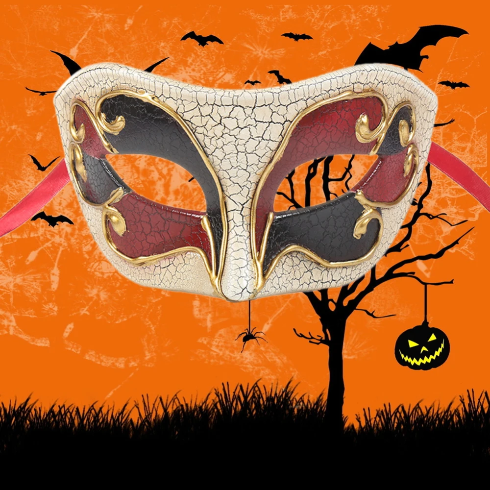 Новинка маска на половину лица для Хэллоуина маскарада и мяча карнавальные