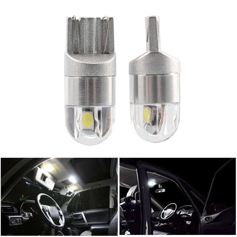 10 шт. супер белый T10 3030 2SMD светодиодный высокомощный интерьер светильник лампочка