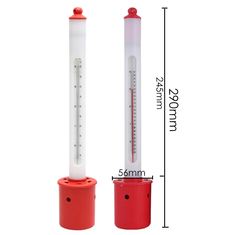 

Surface water thermometer aquarium plastic surface thermometer stainless steel seawater breeding thermometer With liquid