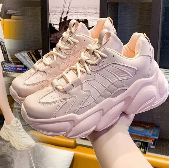 

Sneakers for Womans 2021 Fashion Casual Shoes Woman Comfortable Breathable White Flats Female Platform Chaussure Zapatos Mujer