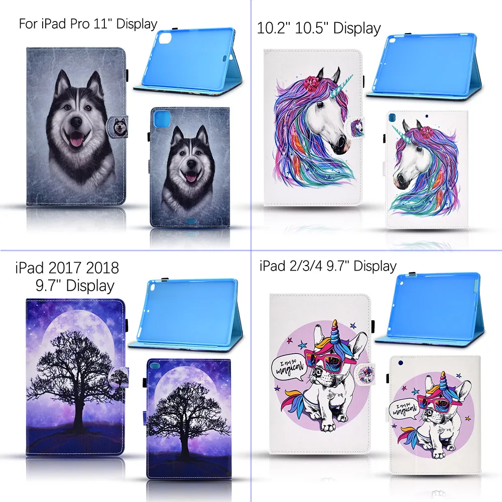 Чехол с рисунком хаддерса для iPad Pro 11 2020 2018 чехол милой белой лошадью защитный 10 2 5