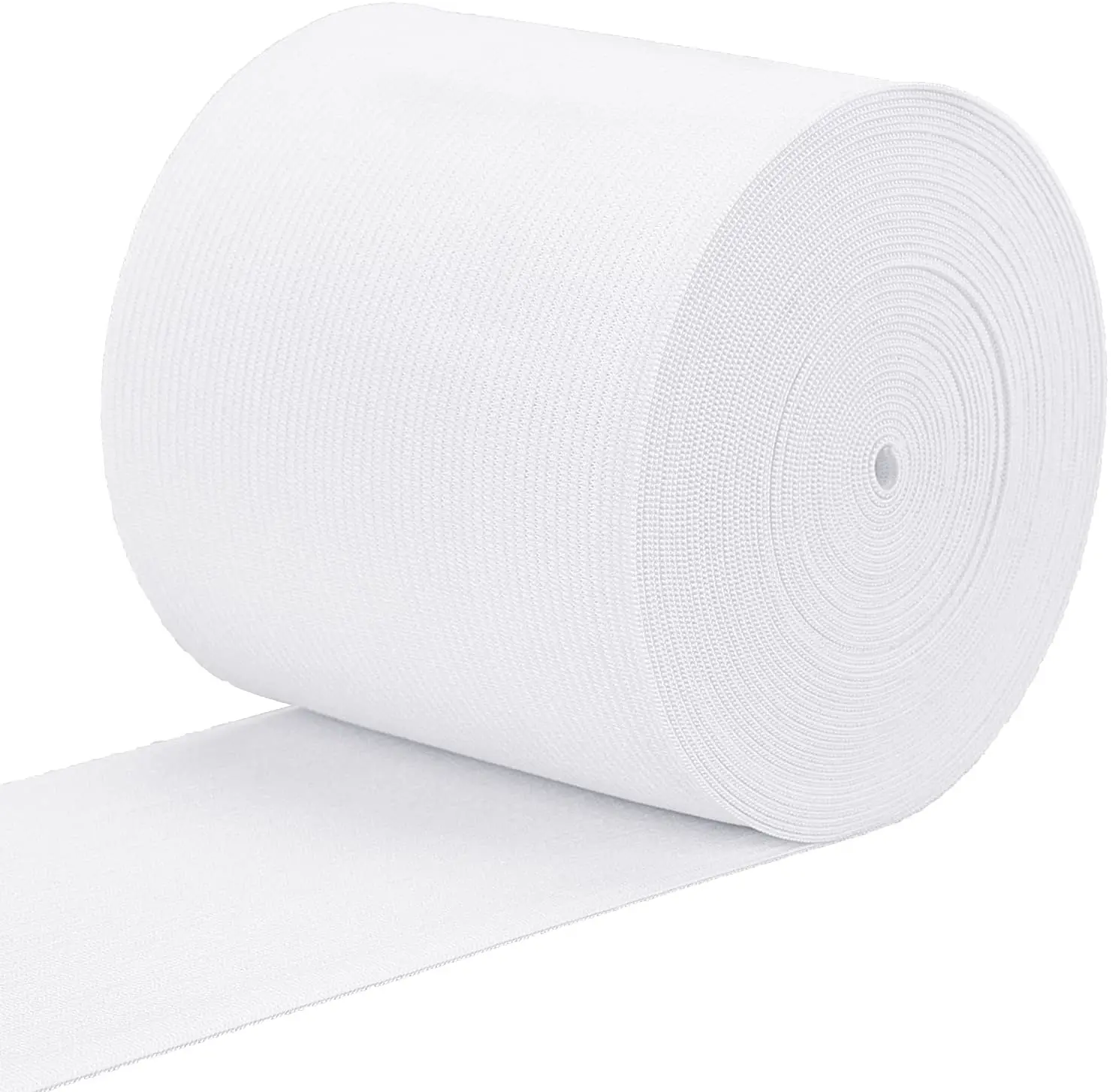 

Широкая эластичная лента 3,5 дюйма, тяжелая эластичная белая лента для швейного ремесла, проект 8,5 ярдов