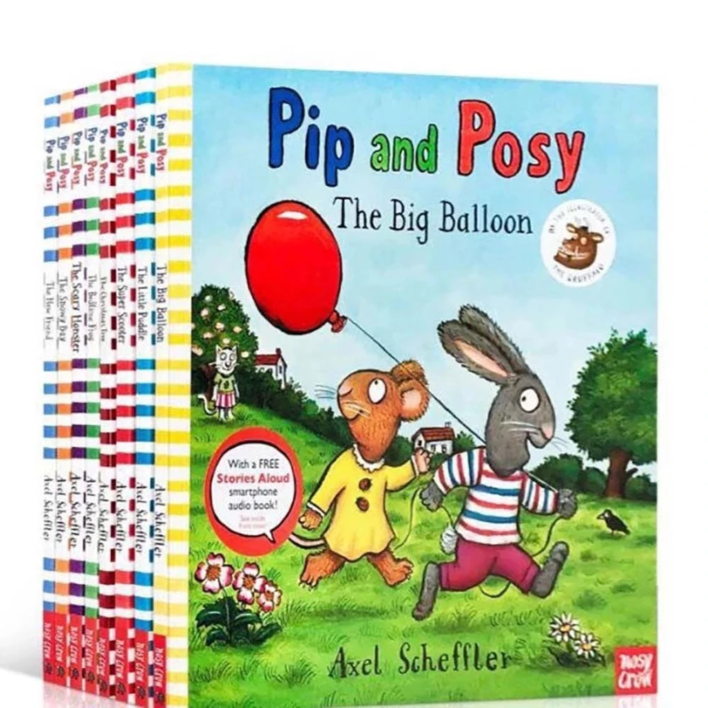 

9 Volumes Pip and Posy English Original Picture Book Children's Emotional Intelligence Training Enlightenment Picture Book Child