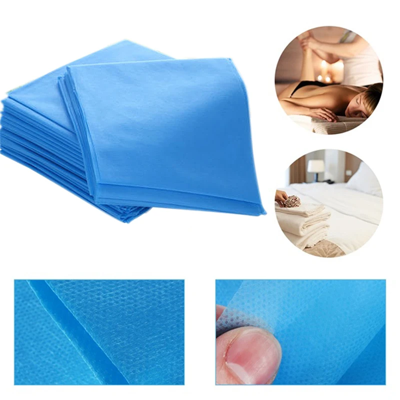 

100PCS/Bag Beauty Salon SPA Massage Bed Table Cover Disposable Non-woven Bed Sheet Waterproof Fabric Healthy Bedsheet