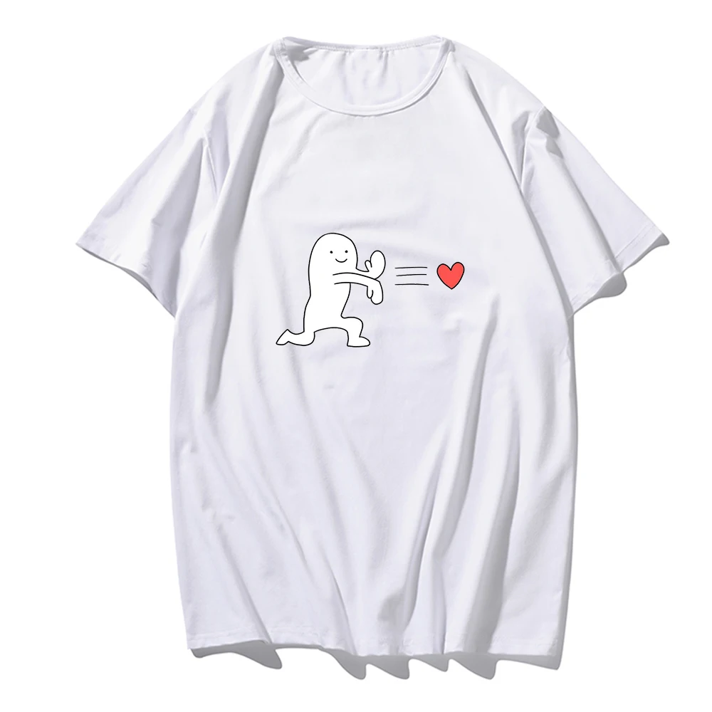 Футболка Харадзюку каваи с мультяшным принтом мужская женская футболка летний