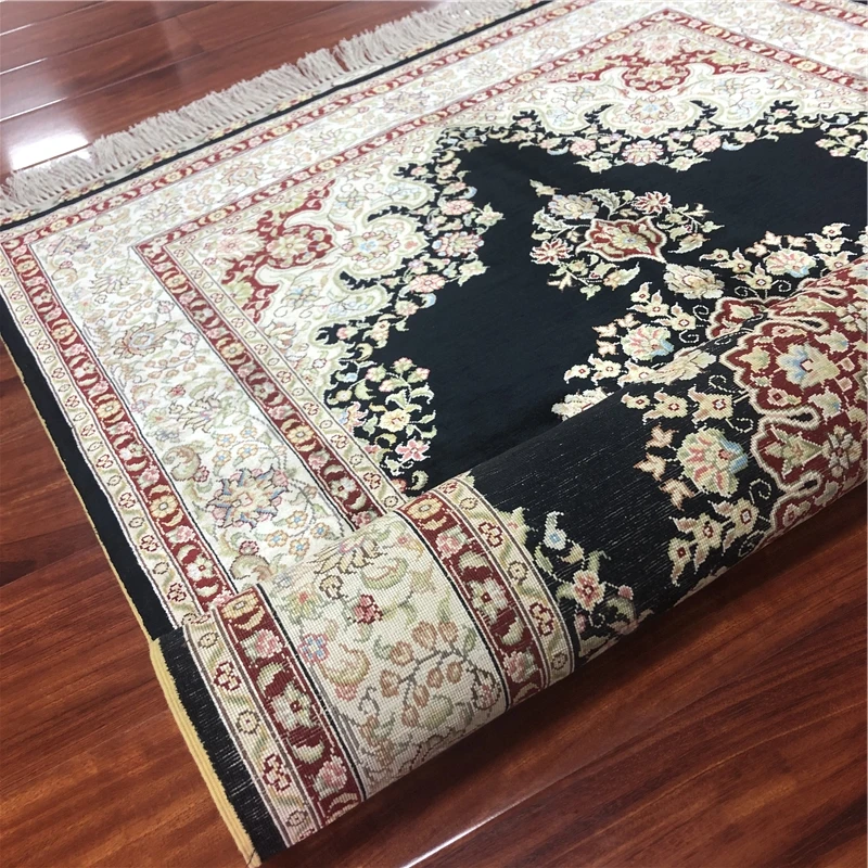 3 'x 5' молитвенный коврик шелковый ковер ручной работы персидские коврики