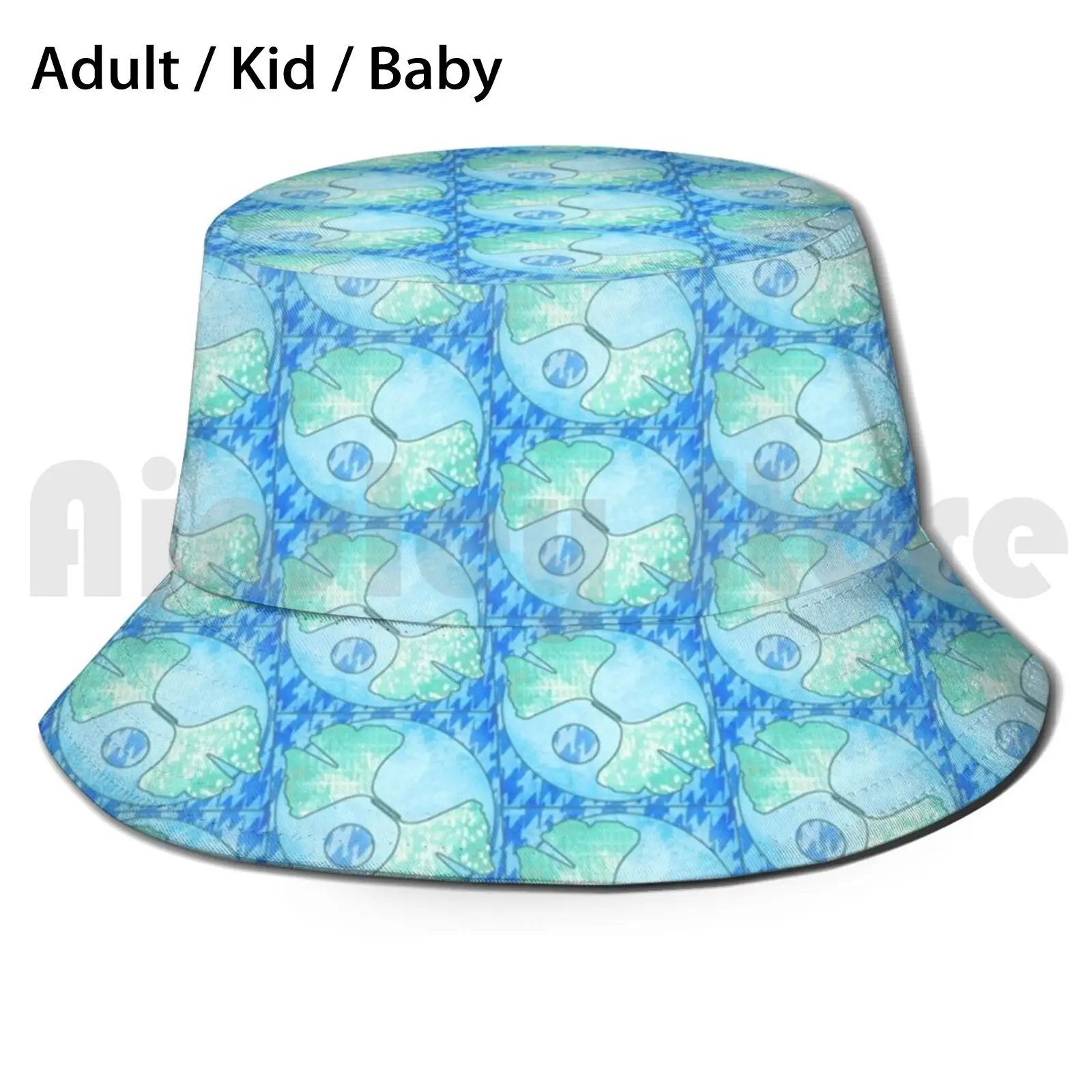 

Складная Солнцезащитная шапка, стёганый дизайн, складная, с УФ-защитой, цвет сине-зеленый, Ginkgo