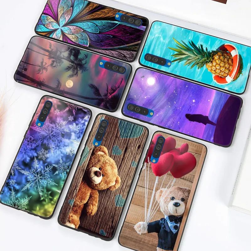 Чехол из ПК и ТПУ для Samsung Galaxy A10S A20S A30S A50S чехол телефона Яркий глянцевый|Бамперы| |