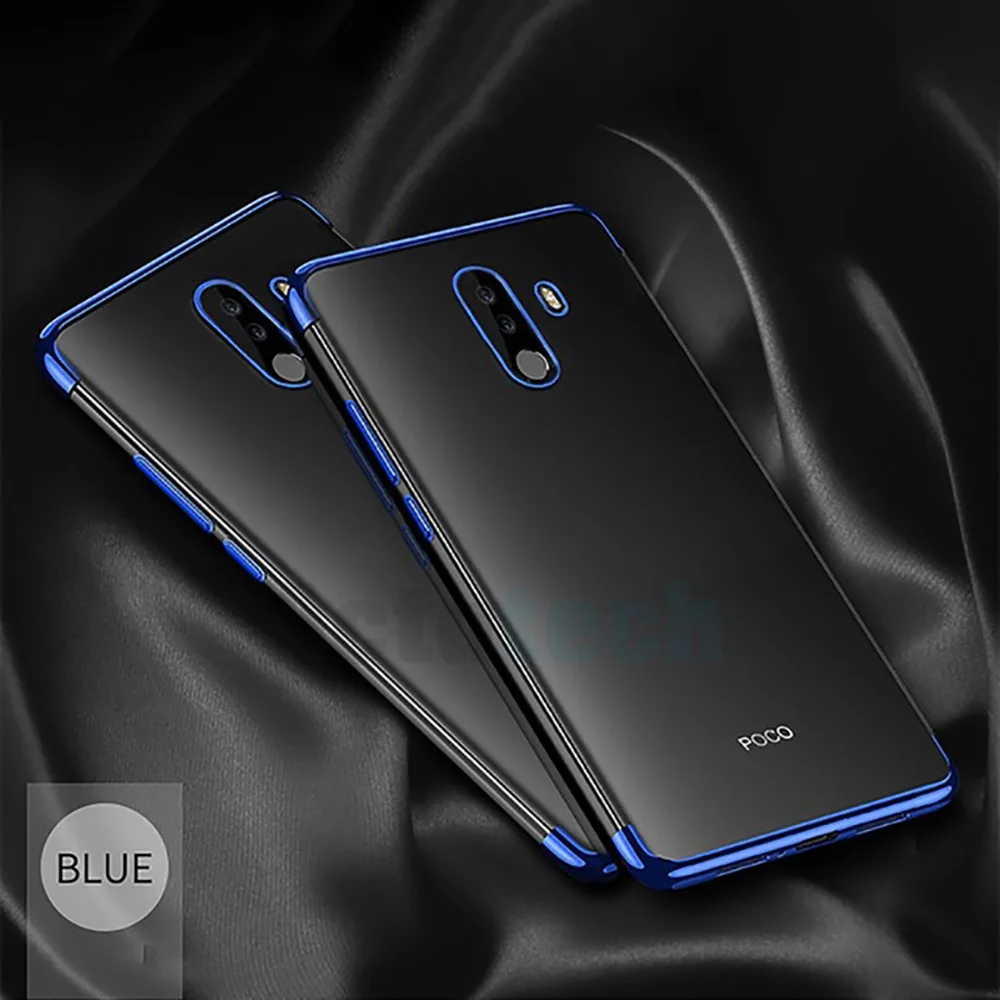 Чехол для Xiaomi Pocophone F1 мягкий ТПУ чехол накладка Pocofone Poco тонкие противоударные