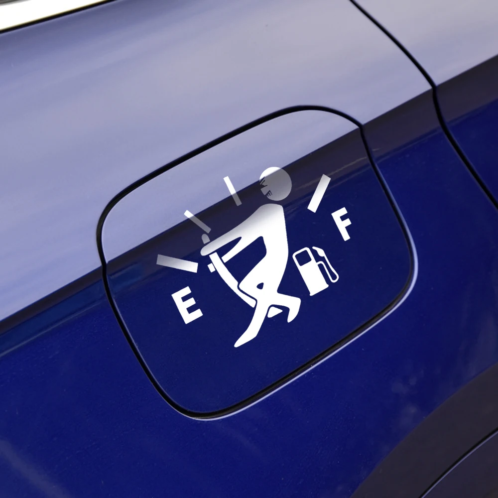 Автомобильная забавная наклейка на топливный бак указатель топлива пустая для MG