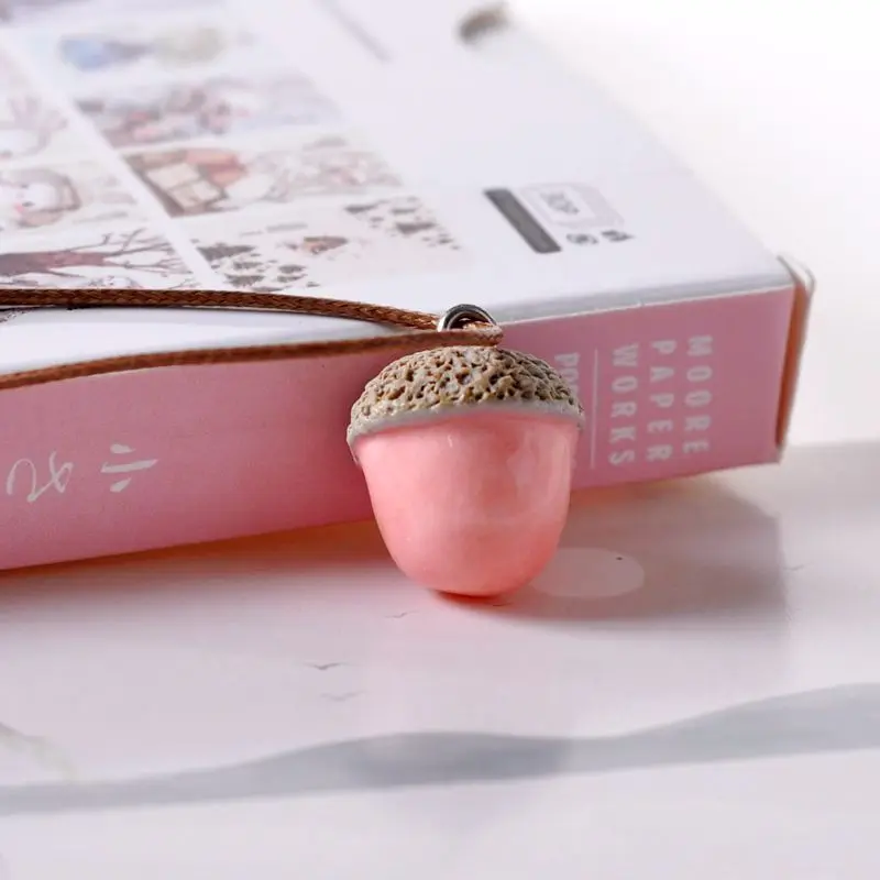 Женское керамическое ожерелье с подвеской в виде конуса сосны ювелирное изделие