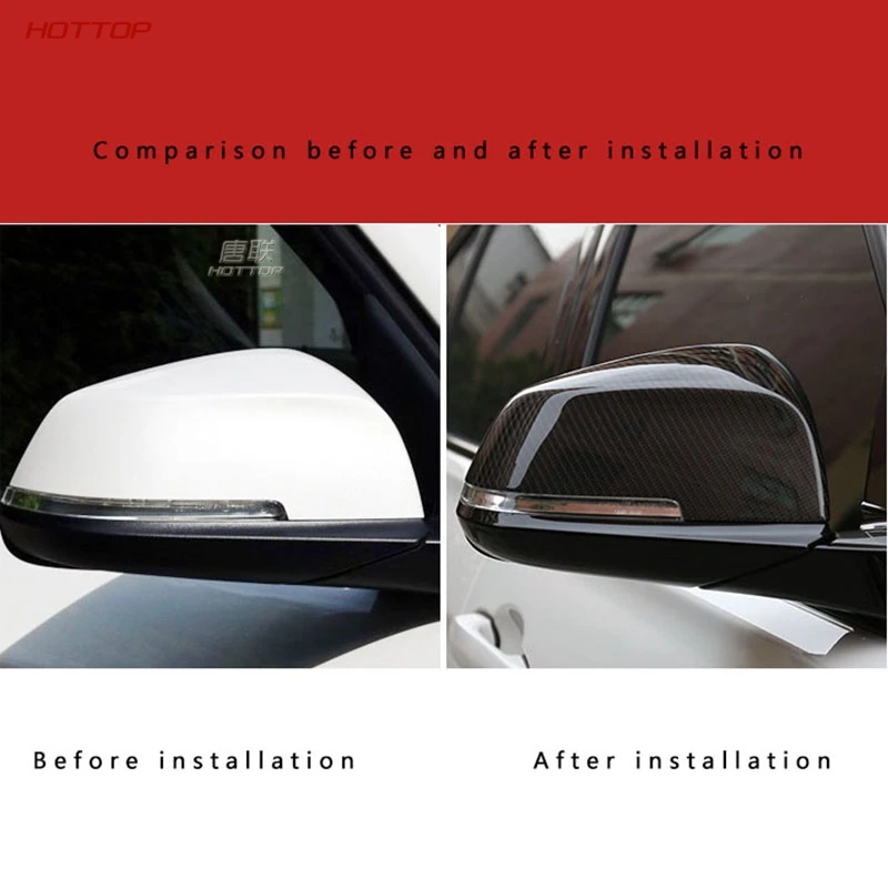 

Suitable For Bmw 1 2 3 4 Series X1 320 430 Carbon Fiber Rearview Mirror Shell Cover Refitting Car Accessories