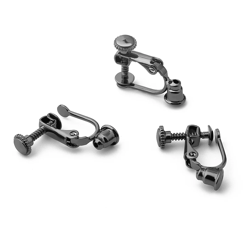 10pcs Ear Clip Converter Multiple Styles Multiple Colors DIY Jewelry Making Accessories No Pierced Clip on Earrings Wholesale