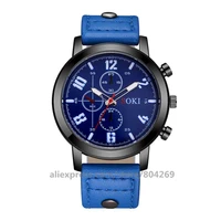 wholesale luxury big dial watches fashion ladies watch soki 1037 leather quartz wristwatches