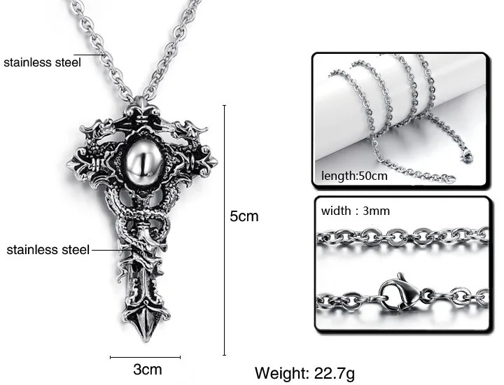 Подвеска на шею из нержавеющей стали подойдет в качестве подарка как для мужчин