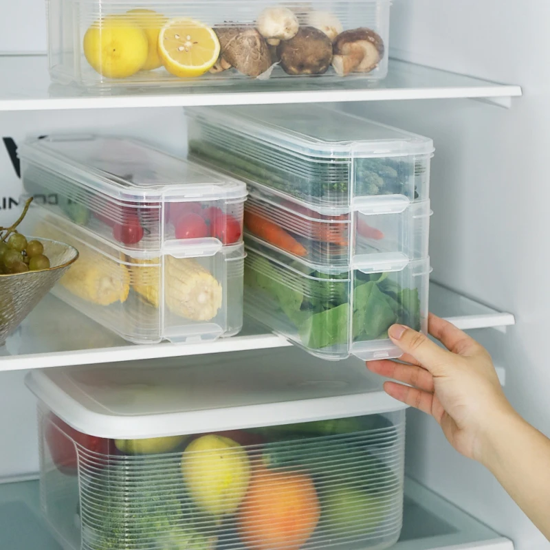 

Органайзер для холодильника ящики штабелируемые холодильник органайзеры Кухня для хранения яиц в холодильнике коробка для хранения прозр...
