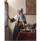 Алмазная живопись известных нелтерландс художник Йоханнеса-Вермера, сделай сам, 5D алмазная живопись, вышивка, мозаика, украшение для дома ручной работы WG1992