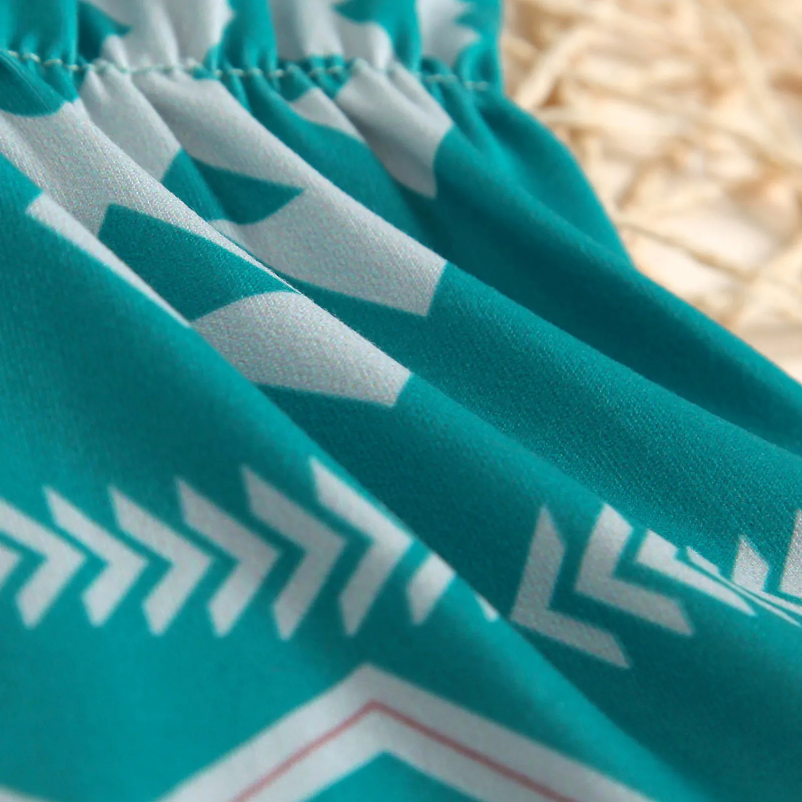 Детский летний комбинезон с бахромой и повязкой на голову без рукавов |