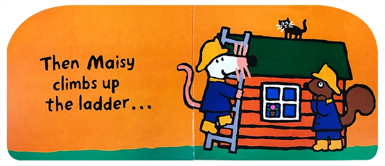 Детская картонная книга в форме пожарной машины Mouse Bobo Series Maisy's | Игрушки и хобби