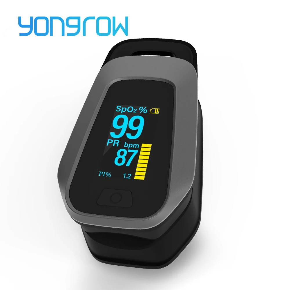 

Yongrow Medical Fingertip Pulse Oximeter PR Oxygen Saturation Memter SPO2 Oximetro De Dedo Pulsioximetro Oxymeter