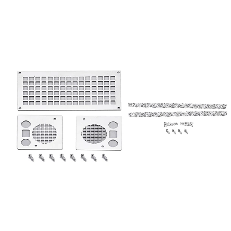 

Металлическая сетчатая решетка впускная решетка украшение с задней и боковой металлической противоскользящей пластиной Защита от царапин