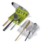 Пластиковая подставка для посуды, коврик для капельной плитки, кухонный прибор, лопаткаковшложка, подставка для крышки кастрюли, инструмент для готовки