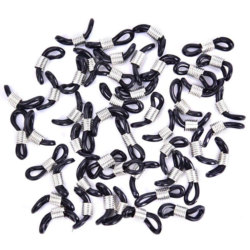 50 шт./лот Нескользящие мягкие резиновые очки держатель цепи оптовые продажи|Очки