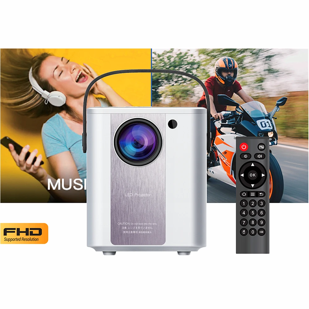 

Newest C500 Projector 3.5"LCD Mini Projector 100 ANSI lumens 3D LED Proyector Portable Full HD Video Home Theater Projector