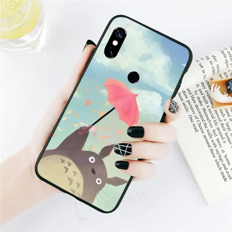 

universal Phone Case For Xiaomi Redmi note 7 8 9 t max3 s 10 pro lite Totoro anime Studio Ghibli coque cover funda shell