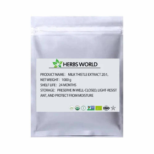 

High-quality Organic Pure 100% milk thistle extract powder 20:1, Silymarin Price Silymarin