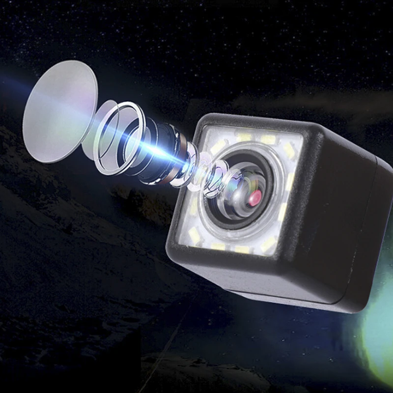 

1pc 12 LED Night Vision Car Rear View Camera Wide Angle HD Universal Auto Parking Reverse Backup Camera