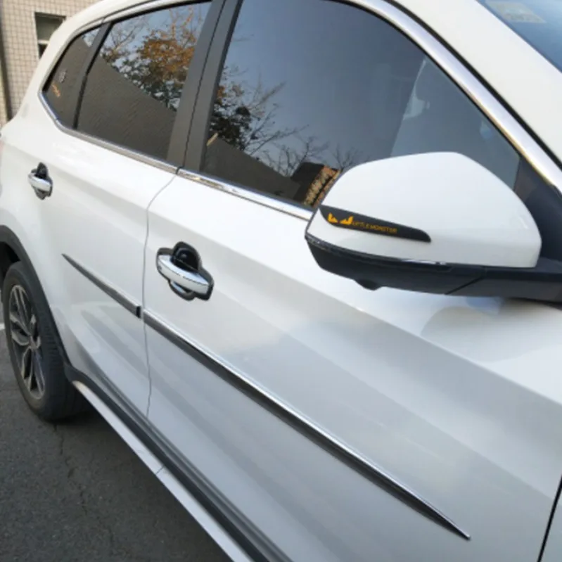 Внешнее искусственное боковое формование хромированная ABS отделка для Toyota Hyundai