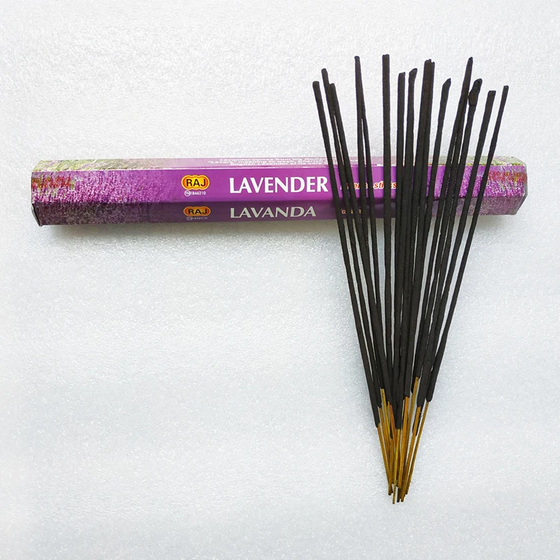 1 маленькая коробка Индийские благовония белый шалфей палочки лаванда Жаммин