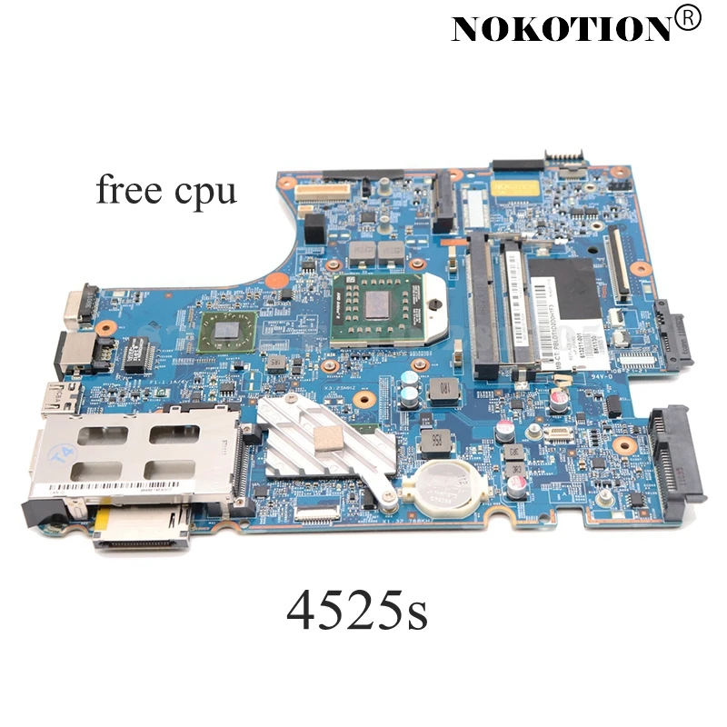 Ноутбук NOKOTION 613213-001 613211-001 материнская плата для Hp Probook 4525S Socket S1 48.4GJ02.011 основная