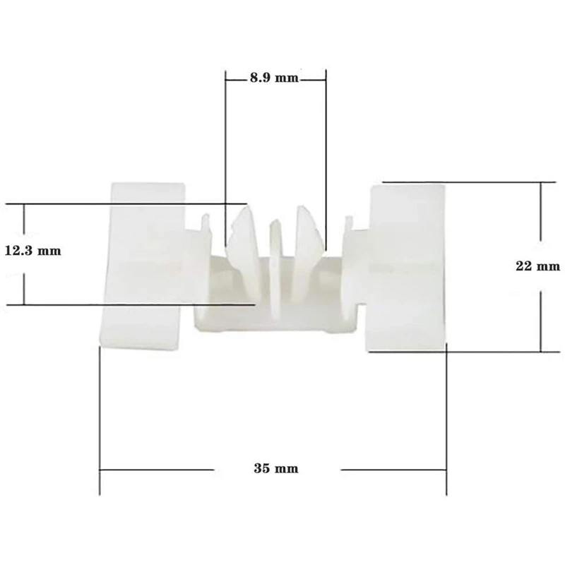 50 шт. Автомобильная внешняя дверь крыло отделка панель Крепеж литье зажим для BMW