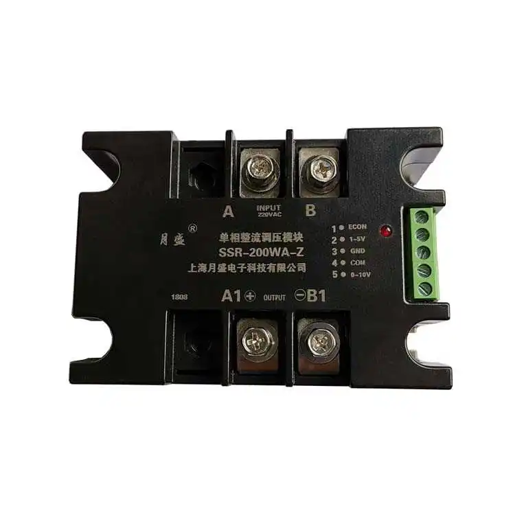 

Single-phase Rectifier Voltage Regulator Module 60A Analog Input: 4-20MA, 0-10V, 1-5V, 10K Potentiometer