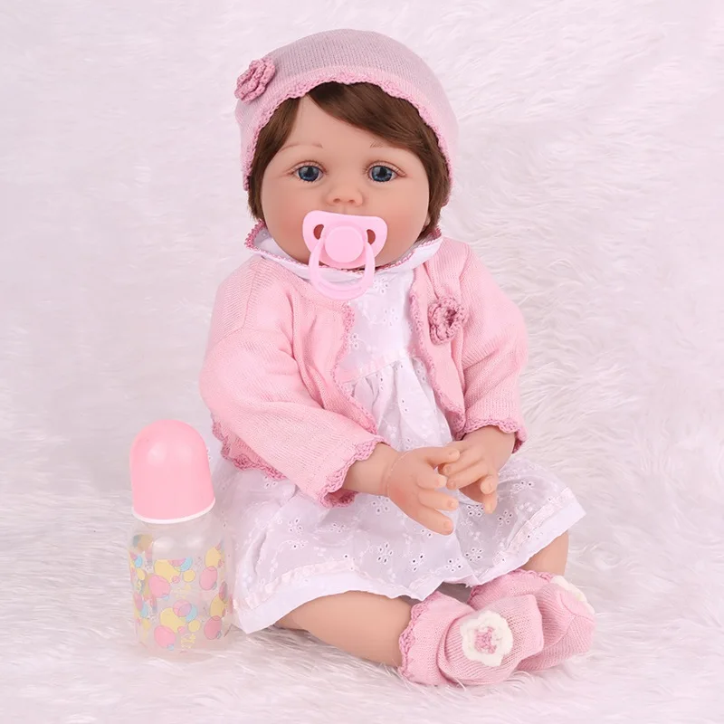 

Кукла реборн JULY'S SONG, мягкая хлопковая Кукла-младенец, подарок на день рождения, Реалистичная детская игрушка, 55 см
