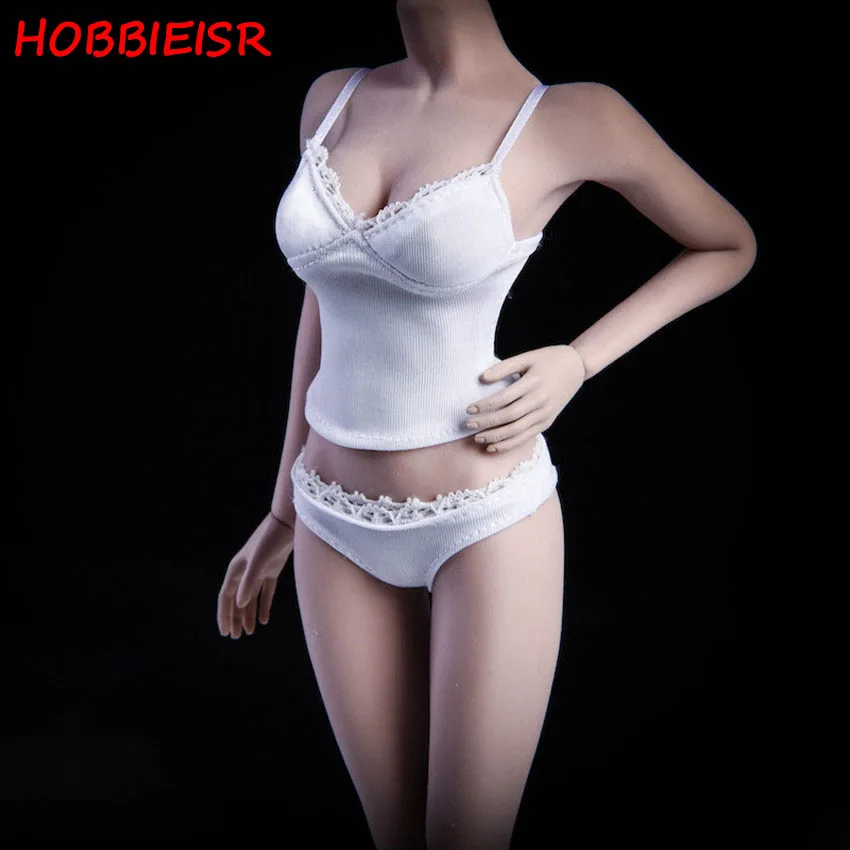 1/6 масштаб женский сексуальный костюм для девочки Camisole красивый комплект нижнего