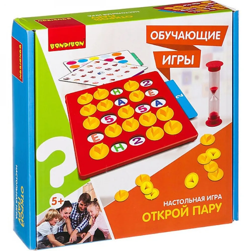 Настольная игра Bondibon Открой пару | Игрушки и хобби