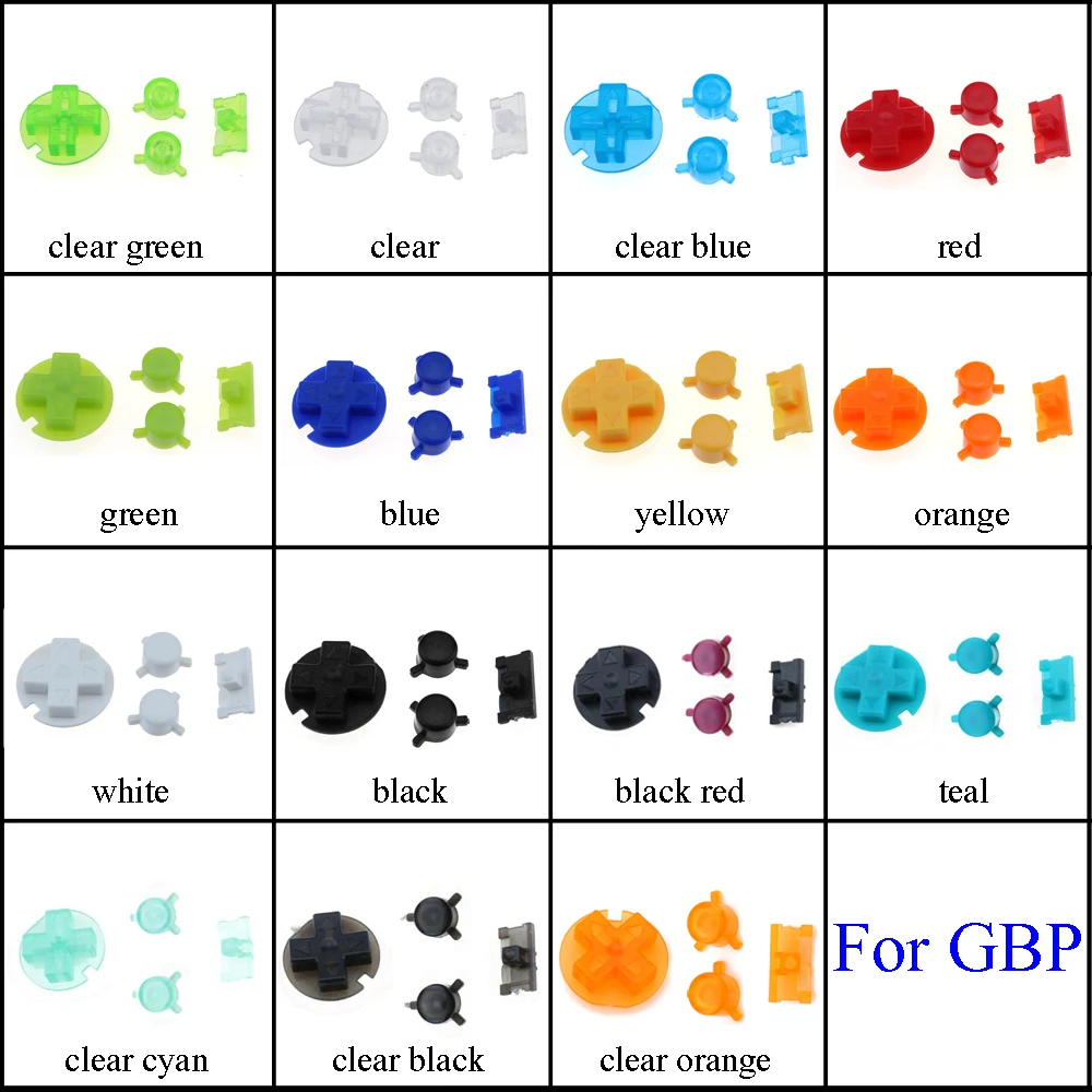 Набор цветных сменных кнопок YuXi замена для кнопки включения и выключения Gameboy Pocket